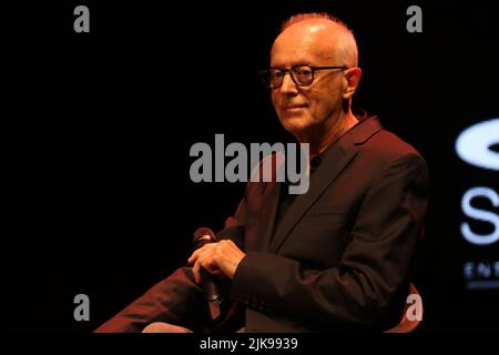 Sydney, Australien. 1.. August 2022. Die Medien wurden zu einer Sonderankündigung im Theatre Royal eingeladen, wo bekannt wurde, dass Tina – The Tina Turner Musical im Mai 2023 nach Sydney kommt. Im Bild: Paul Dainty AM. Kredit: Richard Milnes/Alamy Live Nachrichten Stockfoto