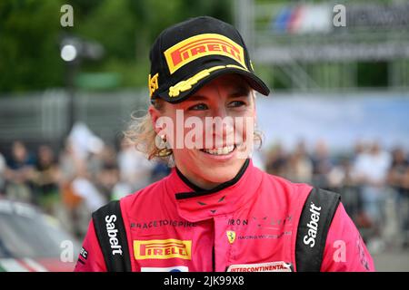 Spa Francorchamps, Belgien. 31.. Juli 2022. Celebrations, Kredit: Independent Photo Agency/Alamy Live News Stockfoto