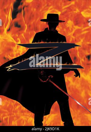 Filmposter Film die Maske des Zorro (USA/DE 1998) Regie: Martin Campbell 17. Juli 1998 **WARNUNG** dieses Foto ist nur für redaktionelle Zwecke bestimmt und unterliegt dem Copyright von TRISTAR PICTURES und/oder dem Fotografen, der von der Film- oder Produktionsgesellschaft beauftragt wurde. Es kann nur durch Veröffentlichungen in Verbindung mit der Werbung für den oben genannten Film reproduziert werden. Es ist eine obligatorische Gutschrift für TRISTAR PICTURES erforderlich. Der Fotograf sollte ebenfalls angerechnet werden, wenn er bekannt ist. Ohne schriftliche Genehmigung der Film Company kann keine kommerzielle Nutzung gewährt werden. Stockfoto