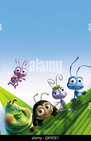 Princess Dot, heimlich, Francis, Princess Atta & Flik Film: A Bug'S Life (USA 1998) Regie: John Lasseter & Andrew Stanton 14 November 1998 **WARNUNG** Dieses Foto ist nur für den redaktionellen Gebrauch bestimmt und unterliegt dem Copyright von DISNEYPIXAR und/oder des Fotografen, der von der Film oder Production Company beauftragt wurde und kann nur durch Publikationen im Zusammenhang mit der Bewerbung des oben genannten Films reproduziert werden. Eine obligatorische Gutschrift an DISNEYPIXAR ist erforderlich. Der Fotograf sollte auch bei Bekanntwerden des Fotos gutgeschrieben werden. Ohne schriftliche Genehmigung der Film Company kann keine kommerzielle Nutzung gewährt werden. Stockfoto