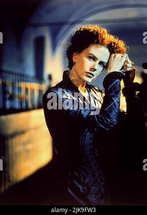 Nicole Kidman Film: The Portrait of A Lady (USA/UK 1996) Charaktere: Isabel Archer / nach dem Buch von Henry James Regie: Jane Campion 28. August 1996 **WARNUNG** Dieses Foto ist nur für redaktionelle Zwecke bestimmt und unterliegt dem Copyright von PROPAGANDAFILMEN und/oder dem von der Film- oder Produktionsfirma beauftragten Fotografen.Es kann nur von Publikationen im Zusammenhang mit der Bewerbung des oben genannten Films reproduziert werden. Eine obligatorische Gutschrift für PROPAGANDAFILME ist erforderlich. Der Fotograf sollte auch bei Bekanntwerden des Fotos gutgeschrieben werden. Ohne schriftliche Genehmigung der Film Compa kann keine kommerzielle Nutzung gewährt werden Stockfoto