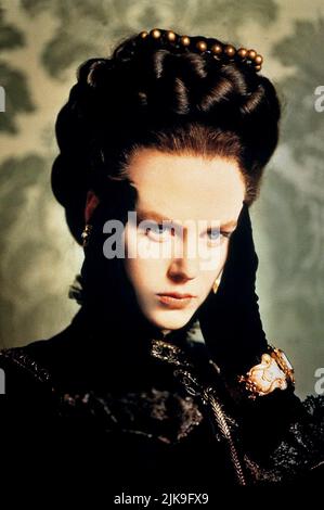 Nicole Kidman Film: The Portrait of A Lady (USA/UK 1996) Charaktere: Isabel Archer / nach dem Buch von Henry James Regie: Jane Campion 28. August 1996 **WARNUNG** Dieses Foto ist nur für redaktionelle Zwecke bestimmt und unterliegt dem Copyright von PROPAGANDAFILMEN und/oder dem von der Film- oder Produktionsfirma beauftragten Fotografen.Es kann nur von Publikationen im Zusammenhang mit der Bewerbung des oben genannten Films reproduziert werden. Eine obligatorische Gutschrift für PROPAGANDAFILME ist erforderlich. Der Fotograf sollte auch bei Bekanntwerden des Fotos gutgeschrieben werden. Ohne schriftliche Genehmigung der Film Compa kann keine kommerzielle Nutzung gewährt werden Stockfoto