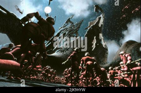 Allgemeiner Szenenfilm: Antz (1998) Regie: Eric Darnell & Tim Johnson 19. September 1998 **WARNUNG** Dieses Foto ist nur für den redaktionellen Gebrauch bestimmt und unterliegt dem Copyright von DREAMWORKS und/oder des Fotografen, der von der Film- oder Produktionsfirma beauftragt wurde, und kann nur von Publikationen im Zusammenhang mit der Bewerbung des oben genannten Films reproduziert werden. Eine obligatorische Gutschrift an DREAMWORKS ist erforderlich. Der Fotograf sollte auch bei Bekanntwerden des Fotos gutgeschrieben werden. Ohne schriftliche Genehmigung der Film Company kann keine kommerzielle Nutzung gewährt werden. Stockfoto