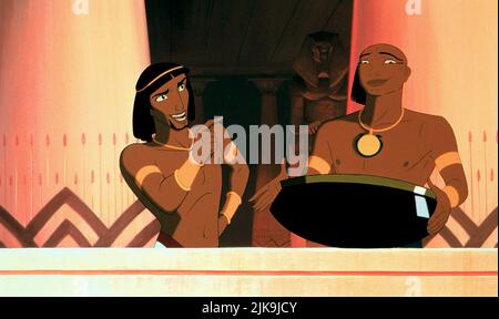 Moses & Rameses Film: The Prince of Egypt (USA 1998) Charaktere: Moses & Rameses Regie: Brenda Chapman, Steve Hickner & Simon Wells, Regie: B Chapman, S Hickner, S Wells 16 December 1998 **WARNUNG** Dieses Foto ist nur für redaktionelle Verwendung bestimmt und unterliegt dem Copyright von DREAMWORKS ANIMATION und/oder des Fotografen, der von der Film- oder Produktionsfirma beauftragt wurde, und kann nur durch Publikationen im Zusammenhang mit der Bewerbung des oben genannten Films reproduziert werden. Eine obligatorische Gutschrift für DIE DREAMWORKS-ANIMATION ist erforderlich. Der Fotograf sollte auch bei Bekanntwerden des Fotos gutgeschrieben werden. Es kann keine kommerzielle Nutzung gewährt werden Stockfoto