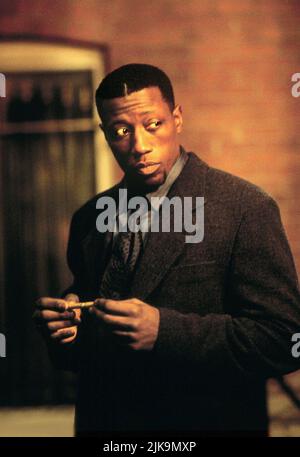 Wesley Snipes Film: Murder At 1600 (1997) Charaktere: Det. Harlan Regis Director: Dwight H. Little 18 April 1997 **WARNUNG** Dieses Foto ist nur für redaktionelle Verwendung bestimmt und unterliegt dem Copyright von WARNER BROS und/oder dem von der Film- oder Produktionsfirma beauftragten Fotografen.Es kann nur von Publikationen im Zusammenhang mit der Bewerbung des oben genannten Films reproduziert werden. Eine obligatorische Gutschrift an WARNER BROS ist erforderlich. Der Fotograf sollte auch bei Bekanntwerden des Fotos gutgeschrieben werden. Ohne schriftliche Genehmigung der Film Company kann keine kommerzielle Nutzung gewährt werden. Stockfoto