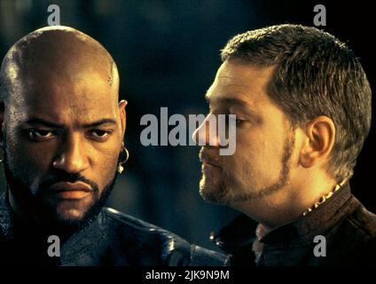 Laurence Fishburne & Kenneth Branagh Film: Othello (1995) Charaktere: Othello & Iago Regie: Oliver Parker 15. Dezember 1995 **WARNUNG** Dieses Foto ist nur für redaktionelle Zwecke bestimmt und unterliegt dem Copyright der Film Company und/oder des Fotografen, der von der Film- oder Produktionsfirma beauftragt wurde.Es kann nur von Publikationen im Zusammenhang mit der Bewerbung des oben genannten Films reproduziert werden. Eine obligatorische Gutschrift an die Filmgesellschaft ist erforderlich. Der Fotograf sollte auch bei Bekanntwerden des Fotos gutgeschrieben werden. Ohne schriftliche Genehmigung der Film Company kann keine kommerzielle Nutzung gewährt werden. Stockfoto