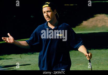 Adam Sandler Film: Happy Gilmore (1996) Charaktere: Happy Gilmore 01 June 1996 **WARNUNG** Dieses Foto ist nur für den redaktionellen Gebrauch bestimmt und unterliegt dem Copyright von UNIVERSAL und/oder dem Fotografen, der von der Film- oder Produktionsfirma beauftragt wurde und darf nur von Publikationen im Zusammenhang mit der Bewerbung des oben genannten Films reproduziert werden. Eine obligatorische Gutschrift an UNIVERSAL ist erforderlich. Der Fotograf sollte auch bei Bekanntwerden des Fotos gutgeschrieben werden. Ohne schriftliche Genehmigung der Film Company kann keine kommerzielle Nutzung gewährt werden. Stockfoto