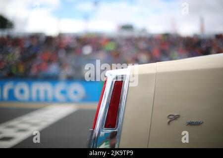 Fahrerparade während des ungarischen GP, 28-31. Juli 2022 auf dem Hungaroring, Formel 1 Weltmeisterschaft 2022. Stockfoto