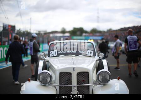 Fahrerparade während des ungarischen GP, 28-31. Juli 2022 auf dem Hungaroring, Formel 1 Weltmeisterschaft 2022. Stockfoto