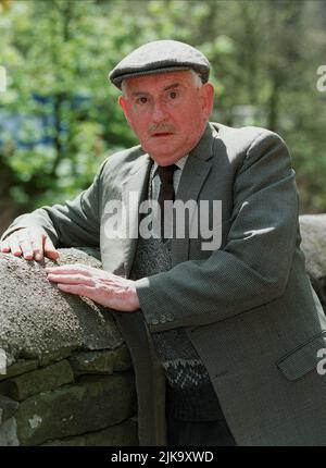 Robert Fyfe, Howard Television: Last of the Summer Wine (TV-Serie) Charaktere: Howard,Howard UK 1973-2010, 21. Mai 1996 **WARNUNG** Dieses Foto ist nur für den redaktionellen Gebrauch bestimmt und unterliegt dem Copyright der BBC und/oder des Fotografen, der von der Film- oder Produktionsfirma beauftragt wurde, und kann nur durch Publikationen im Zusammenhang mit der Bewerbung des oben genannten Films reproduziert werden. Eine obligatorische Gutschrift an BBC ist erforderlich. Der Fotograf sollte auch bei Bekanntwerden des Fotos gutgeschrieben werden. Ohne schriftliche Genehmigung der Film Company kann keine kommerzielle Nutzung gewährt werden. Stockfoto