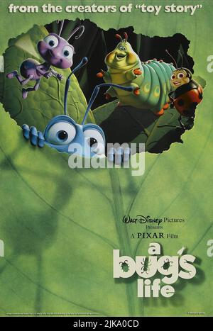 Princess Dot, heimlich, Francis & Flik Poster Film: A Bug'S Life (USA 1998) Regie: John Lasseter & Andrew Stanton 14 November 1998 **WARNUNG** Dieses Foto ist nur für den redaktionellen Gebrauch bestimmt und unterliegt dem Copyright von DISNEYPIXAR und/oder des Fotografen, der von der Film oder Production Company beauftragt wurde und kann nur durch Publikationen im Zusammenhang mit der Bewerbung des oben genannten Films reproduziert werden. Eine obligatorische Gutschrift an DISNEYPIXAR ist erforderlich. Der Fotograf sollte auch bei Bekanntwerden des Fotos gutgeschrieben werden. Ohne schriftliche Genehmigung der Film Company kann keine kommerzielle Nutzung gewährt werden. Stockfoto