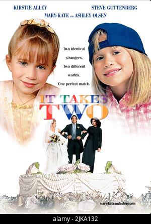 Ashley Olsen, Mary-Kate Olsen, Jane Sibbett, Steve Guttenberg & Kirstie Alley Film: IT takes two (USA 1995) characters: Alyssa Callaway, Amanda Lemmon Regie: Andy Tennant 17. November 1995 **WARNUNG** Dieses Foto ist nur für redaktionelle Zwecke bestimmt und unterliegt dem Copyright von WARNER BROS. Und/oder des Fotografen, der von der Film- oder Produktionsfirma beauftragt wurde und nur durch Publikationen im Zusammenhang mit der Bewerbung des oben genannten Films reproduziert werden kann. Eine obligatorische Gutschrift an WARNER BROS. Ist erforderlich. Der Fotograf sollte auch bei Bekanntwerden des Fotos gutgeschrieben werden. Ohne schriftliche Genehmigung kann keine kommerzielle Nutzung gewährt werden Stockfoto