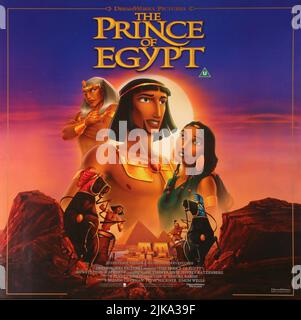 Film Poster Film: Der Prinz von Ägypten (USA 1998) Regie: Brenda Chapman, Steve Hickner & Simon Wells, Regie: B Chapman, S Hickner, S Wells 16 December 1998 **WARNUNG** Dieses Foto ist nur für redaktionelle Verwendung bestimmt und unterliegt dem Copyright von DREAMWORKS ANIMATION und/oder des Fotografen, der von der Film- oder Produktionsfirma beauftragt wurde, und kann nur durch Publikationen im Zusammenhang mit der Bewerbung des oben genannten Films reproduziert werden. Eine obligatorische Gutschrift für DIE DREAMWORKS-ANIMATION ist erforderlich. Der Fotograf sollte auch bei Bekanntwerden des Fotos gutgeschrieben werden. Eine kommerzielle Nutzung kann ohne schriftliche Genehmigung des nicht gewährt werden Stockfoto