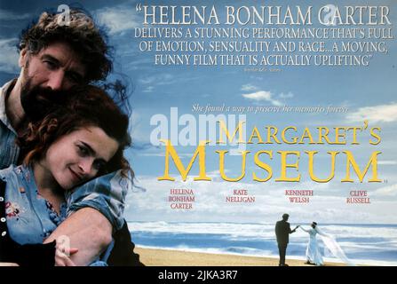 Clive Russell & Helena Bonham Carter Poster Film: Margaret'S Museum (UK/CAN 1995) Charaktere: Neil Currie & / Literaturverfilmung (nach der Geschichte „The Glace Bay Miner'S Museum“ von Sheldon Currie) Regie: Mort Ransen 13. September 1995 **WARNUNG** Dieses Foto ist nur für redaktionelle Verwendung bestimmt und unterliegt dem Copyright BRITISCHER FILMPRODUKTIONEN und/oder des Fotografen, die von der Film oder Production Company beauftragt wurden.Es kann nur von Publikationen im Zusammenhang mit der Bewerbung des oben genannten Films reproduziert werden. Eine obligatorische Gutschrift für BRITISCHE FILMPRODUKTIONEN ist erforderlich. Der Fotograf sollte als Stockfoto