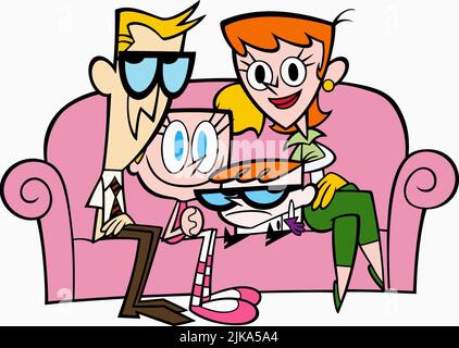 Dad, Dee Dee, Dexter & Mom Television: Dexter'S Laboratory (1996) Regie: Genndy Tartakovsky 28 April 1996 **WARNUNG** Dieses Foto ist nur für den redaktionellen Gebrauch bestimmt und unterliegt dem Copyright des VON der Film- oder Produktionsfirma beauftragten CARTOON-NETZWERKS und/oder des Fotografen und kann nur durch Publikationen im Zusammenhang mit der Bewerbung des oben genannten Films reproduziert werden. Eine obligatorische Gutschrift an DAS CARTOON-NETZWERK ist erforderlich. Der Fotograf sollte auch bei Bekanntwerden des Fotos gutgeschrieben werden. Ohne schriftliche Genehmigung der Film Company kann keine kommerzielle Nutzung gewährt werden. Stockfoto