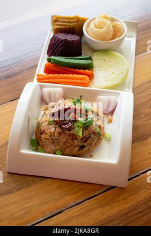 Thailändisches Rezept Baby Jack Obst Chili mix, Stock Foto Stockfoto