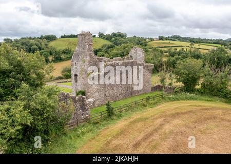 Das wunderschöne Tully Castle von Enniskillen, County Fermanagh in Nordirland. Stockfoto