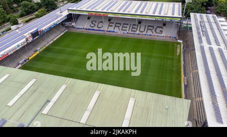 Dreisamstadion, Heimstadion der Fußballmannschaft SC Freiburg, Freiburg, Deutschland Stockfoto