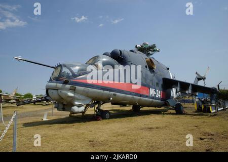 MIL Mi-24D Hind, 353246405029, Midland Air Museum, Coventry, Stockfoto