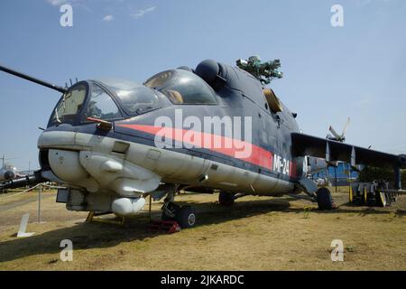 MIL Mi-24D Hind, 353246405029, Midland Air Museum, Coventry, Stockfoto