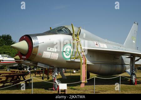 Englisch Electric/BAC Lightning T55, 55-713, Midland Air Museum, Coventry, Stockfoto