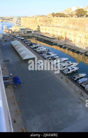 Aspekte von Valletta, Malta Stockfoto