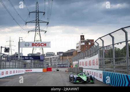 Nick Cassidy (NZL), Envision Racing, Audi e-tron FE07 während des Formel-E-Laufs 13 - London E-Prix in London, Großbritannien. , . (Foto: Simon Galloway/Motorsport Images/Sipa USA) Quelle: SIPA USA/Alamy Live News Stockfoto