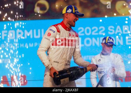 Jake Dennis (GBR), Avalanche Andretti, BMW iFE.21 während des Formel-E-Rennens 13 - London E-Prix in London, Great, Großbritannien. , . (Foto von Andrew Ferraro/Motorsport Images/Sipa USA) Quelle: SIPA USA/Alamy Live News Stockfoto