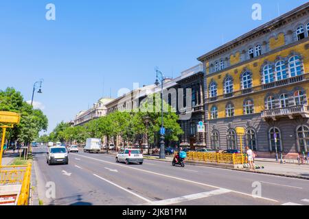 Andrassy utca, Budapest, Ungarn Stockfoto