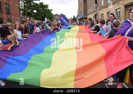 Norwich Pride, Juli 2022, Großbritannien Stockfoto