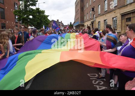 Norwich Pride, Juli 2022, Großbritannien Stockfoto