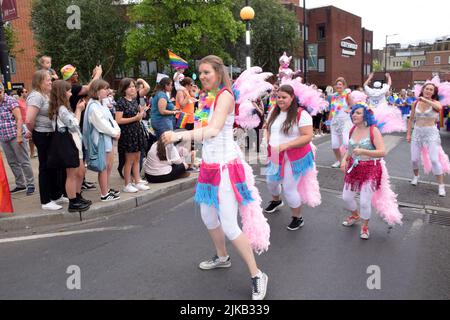 Norwich Pride, Juli 2022, Großbritannien Stockfoto