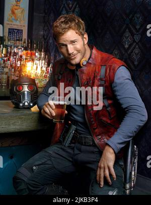 CHRIS PRATT in GUARDIANS OF THE GALAXY (2014), Regie James GUNN. QUELLE: MARVEL ENTERPRISES/MARVEL STUDIOS/VALHALLA MOTION PICTURES/ALBUM Stockfoto