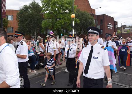 Norwich Pride, Juli 2022, Großbritannien Stockfoto