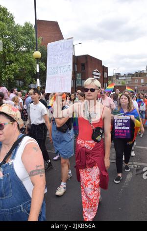 Norwich Pride, Juli 2022, Großbritannien Stockfoto