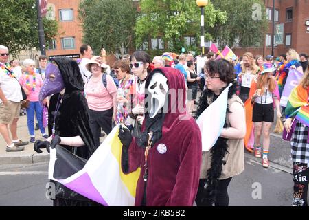 Norwich Pride, Juli 2022, Großbritannien Stockfoto