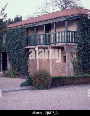 AUSSENANSICHT DES PAZO DE ROSALIA DE CASTRO. ORT: PAZO DE ROSALIA DE CASTRO. Padrón. A CORUÑA. SPANIEN. Stockfoto