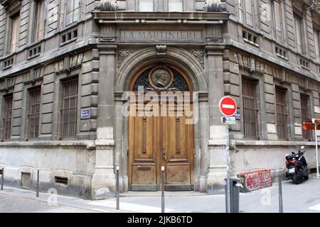 La Martiniere. Ein schönes öffentliches Schulgebäude aus dem 19.. Jahrhundert, das hier in der Stadt Lyon in Frankreich noch genutzt wird. Stockfoto