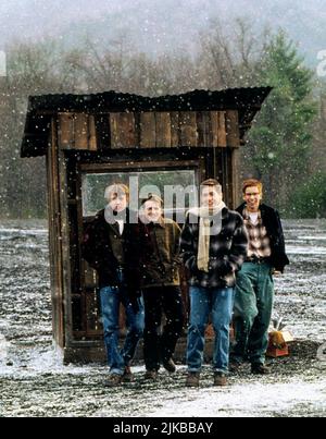 Chad Lindberg, William Lee Scott, Jake Gyllenhaal, Chris Owen Film: October Sky (1999) Charaktere: O'Dell,Roy Lee,Homer Hickam,Quentin Regie: Joe Johnston 19 February 1999 **WARNUNG** Dieses Foto ist nur für redaktionelle Zwecke bestimmt und unterliegt dem Copyright von UNIVERSAL und/oder dem Fotografen, der von der Film- oder Produktionsfirma beauftragt wurde und darf nur von Publikationen im Zusammenhang mit der Bewerbung des oben genannten Films reproduziert werden. Eine obligatorische Gutschrift an UNIVERSAL ist erforderlich. Der Fotograf sollte auch bei Bekanntwerden des Fotos gutgeschrieben werden. Ohne schriftliche Genehmigung des Films kann keine kommerzielle Nutzung gewährt werden Stockfoto