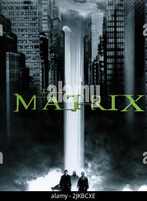 Keanu Reeves, Laurence Fishburne & Carrie-Anne Moss Film: The Matrix (USA/AUS 1999) Charaktere: Neo, Morpheus, Trinity Regie: The Wachowski Brothers 31 March 1999 **WARNUNG** Dieses Foto ist nur für redaktionelle Zwecke bestimmt und unterliegt dem Copyright von WARNER BROS. Und/oder des Fotografen, der von der Film- oder Produktionsfirma beauftragt wurde und nur durch Publikationen im Zusammenhang mit der Bewerbung des oben genannten Films reproduziert werden kann. Eine obligatorische Gutschrift an WARNER BROS. Ist erforderlich. Der Fotograf sollte auch bei Bekanntwerden des Fotos gutgeschrieben werden. Ohne schriftliche Genehmigung der Film Com kann keine kommerzielle Nutzung gewährt werden Stockfoto