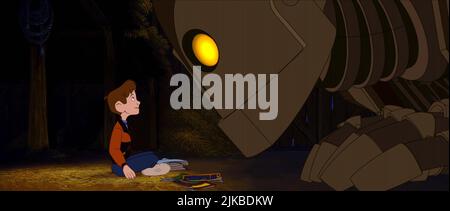 Hogarth & The Iron Giant Film The Iron Giant (1999) Regie: Brad Bird 17. Dezember 1999 **WARNUNG** dieses Foto ist nur für redaktionelle Zwecke bestimmt und unterliegt dem Copyright von WARNER BROS und/oder dem Fotografen, der von der Film or Production Company beauftragt wurde. Es kann nur durch Veröffentlichungen in Verbindung mit der Werbung für den obigen Film reproduziert werden. Eine obligatorische Gutschrift für WARNER BROS ist erforderlich. Der Fotograf sollte ebenfalls angerechnet werden, wenn er bekannt ist. Ohne schriftliche Genehmigung der Film Company kann keine kommerzielle Nutzung gewährt werden. Stockfoto