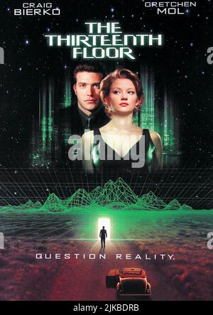 Craig Bierko & Gretchen Mol Film: The 13. Floor (1999) Charaktere: Douglas Hall & Jane Fuller Regie: Josef Rusnak 28 May 1999 **WARNUNG** Dieses Foto ist nur für redaktionelle Zwecke bestimmt und unterliegt dem Copyright von COLUMBIA und/oder des Fotografen, der von der Film- oder Produktionsfirma beauftragt wurde und darf nur von Publikationen im Zusammenhang mit der Bewerbung des oben genannten Films reproduziert werden. Eine obligatorische Gutschrift an COLUMBIA ist erforderlich. Der Fotograf sollte auch bei Bekanntwerden des Fotos gutgeschrieben werden. Ohne schriftliche Genehmigung der Film Company kann keine kommerzielle Nutzung gewährt werden. Stockfoto