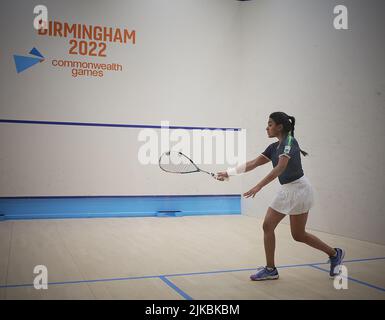 Birmingham, Großbritannien. 01. August 2022. Birmingham, Großbritannien, 1.. August 2022; Common Wealth Games; S. Kuruvilla aus Indien in Aktion. Kredit: Seshadri SUKUMAR/Alamy Live Nachrichten Stockfoto