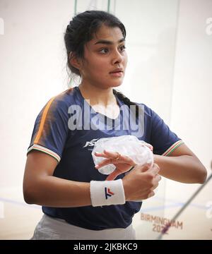 Birmingham, Großbritannien. 01. August 2022. Birmingham, Großbritannien, 1.. August 2022; Common Wealth Games; S. Kuruvilla aus Indien in Aktion. Kredit: Seshadri SUKUMAR/Alamy Live Nachrichten Stockfoto