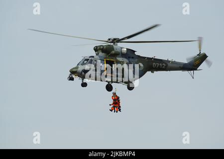 PZL W-3, Sokol, RIAT 2022, RAF Fairford, Gloucestershire, Stockfoto