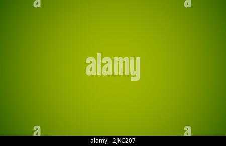 Abstrakter hellgelber dunkelgrüner Farbverlauf. Stockfoto