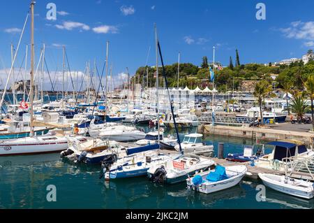 Marina von Funchal, Madeira, Portugal Stockfoto