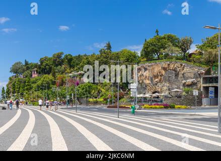 Av. Do Mar, Funchal, Madeira, Portugal Stockfoto