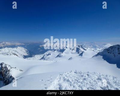 Wilder Pfaff, Skitour, Tirol, Österreich Stockfoto