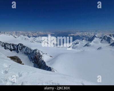 Wilder Pfaff, Skitour, Tirol, Österreich Stockfoto